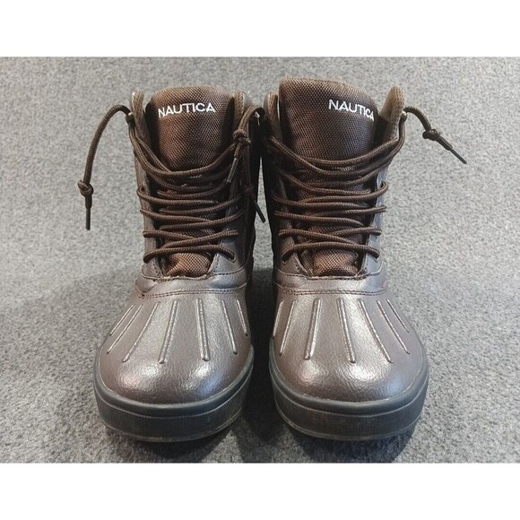 Nautica Men’s New Bedford Ankle Duck Brown Snow Boot Size 11 Waterproof main image 14